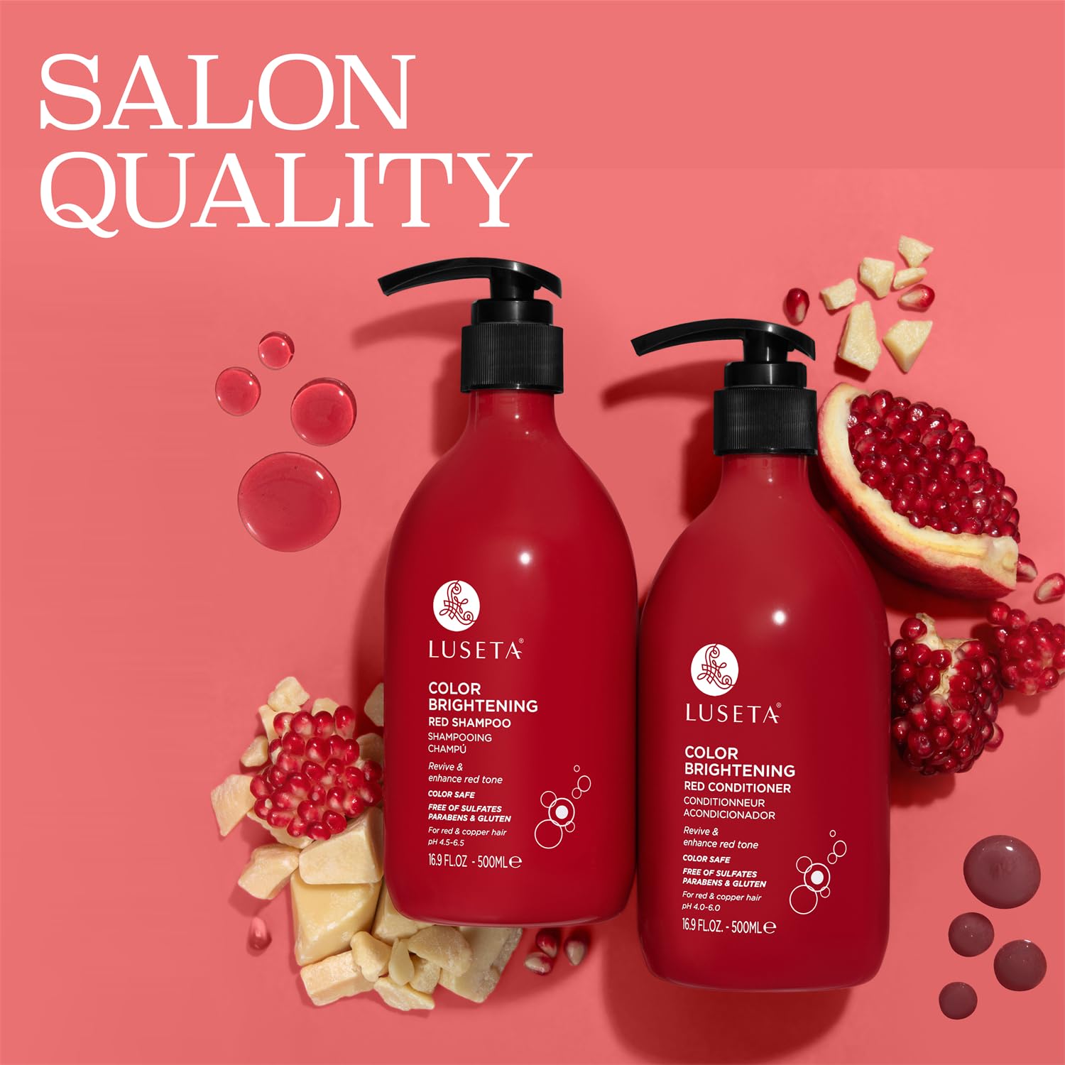 Luseta Cruelty-free label on Luseta color treated hair set