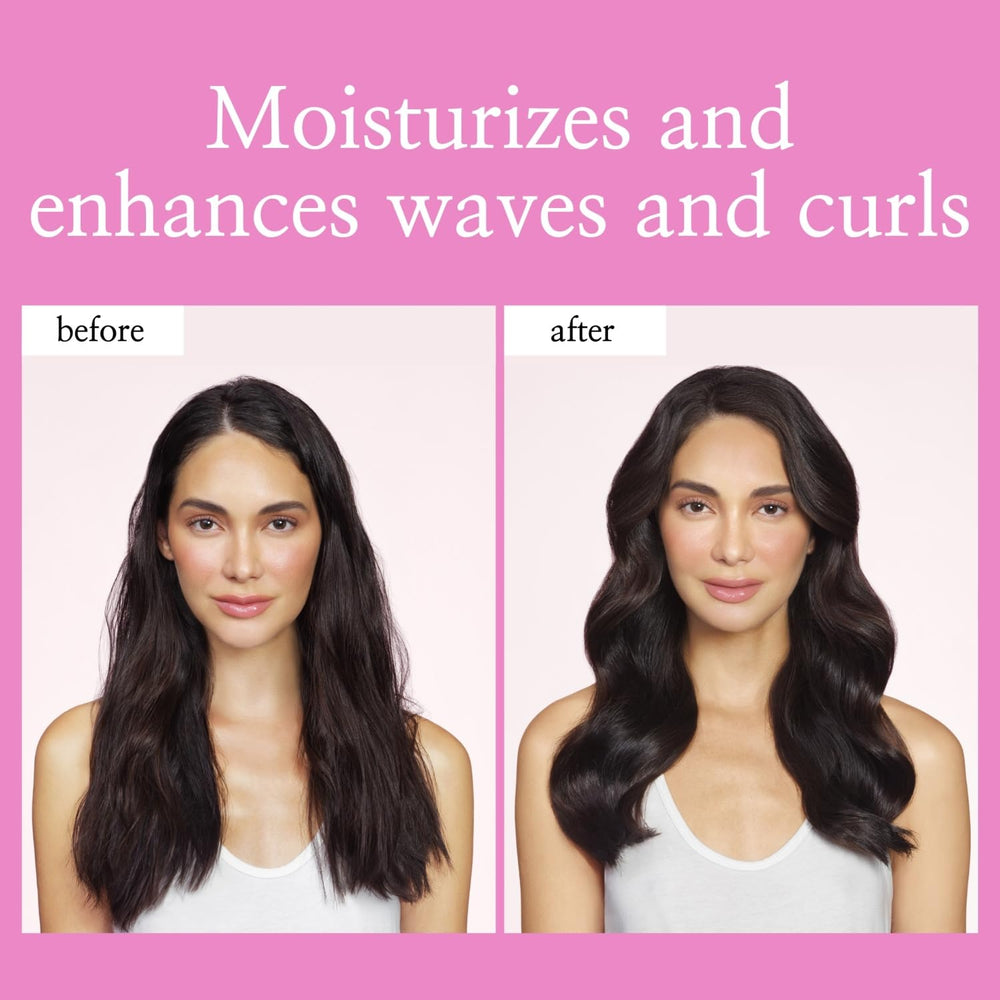 Luseta Curl Defining Cream with coconut oil close-up ingredient highlights moisture.