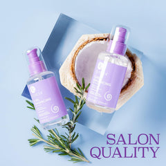 Luseta curl oil frizz control on strands during humidity exposure.