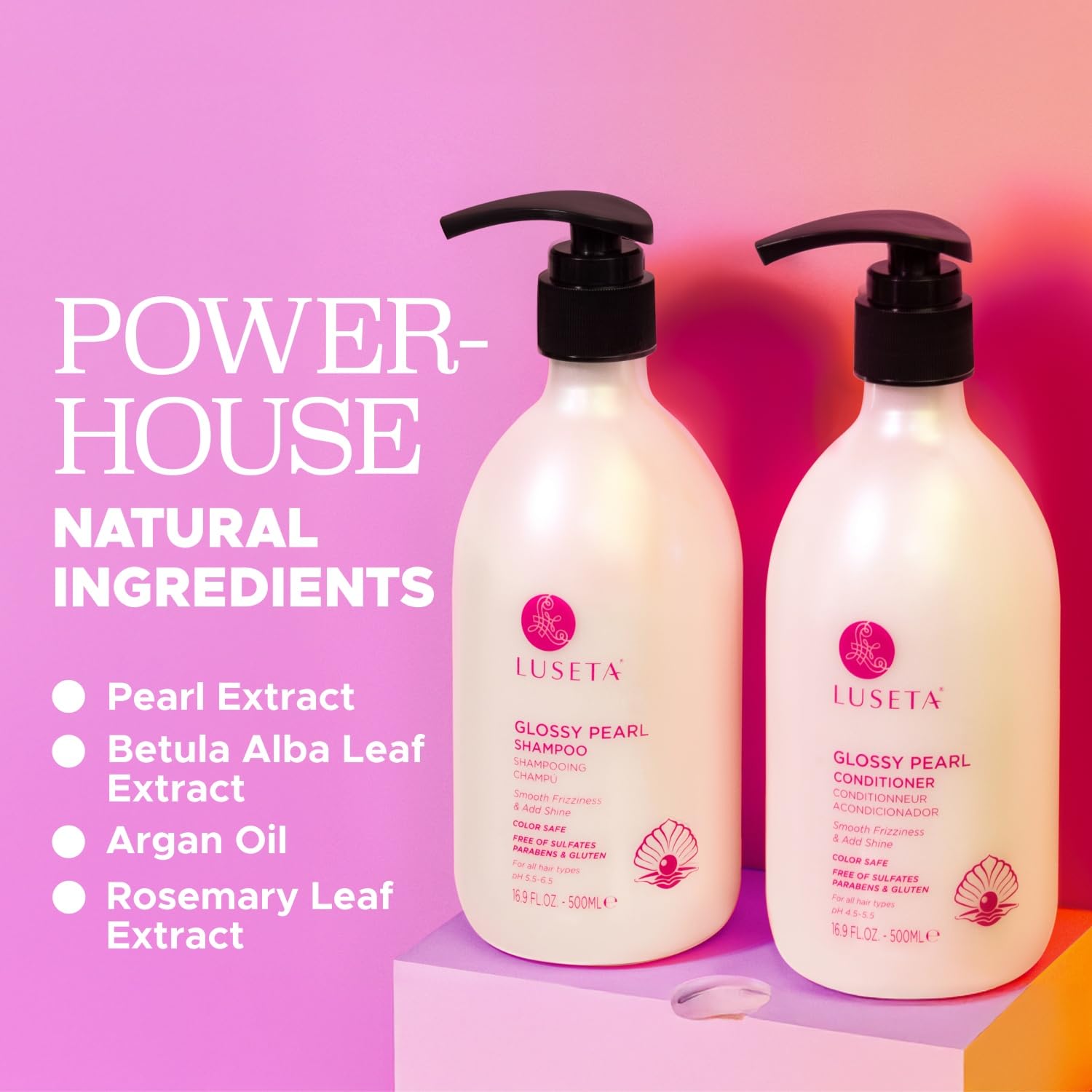 Luseta Glossy Pearl hair after wash close-up exhibits smooth texture and detangled look
