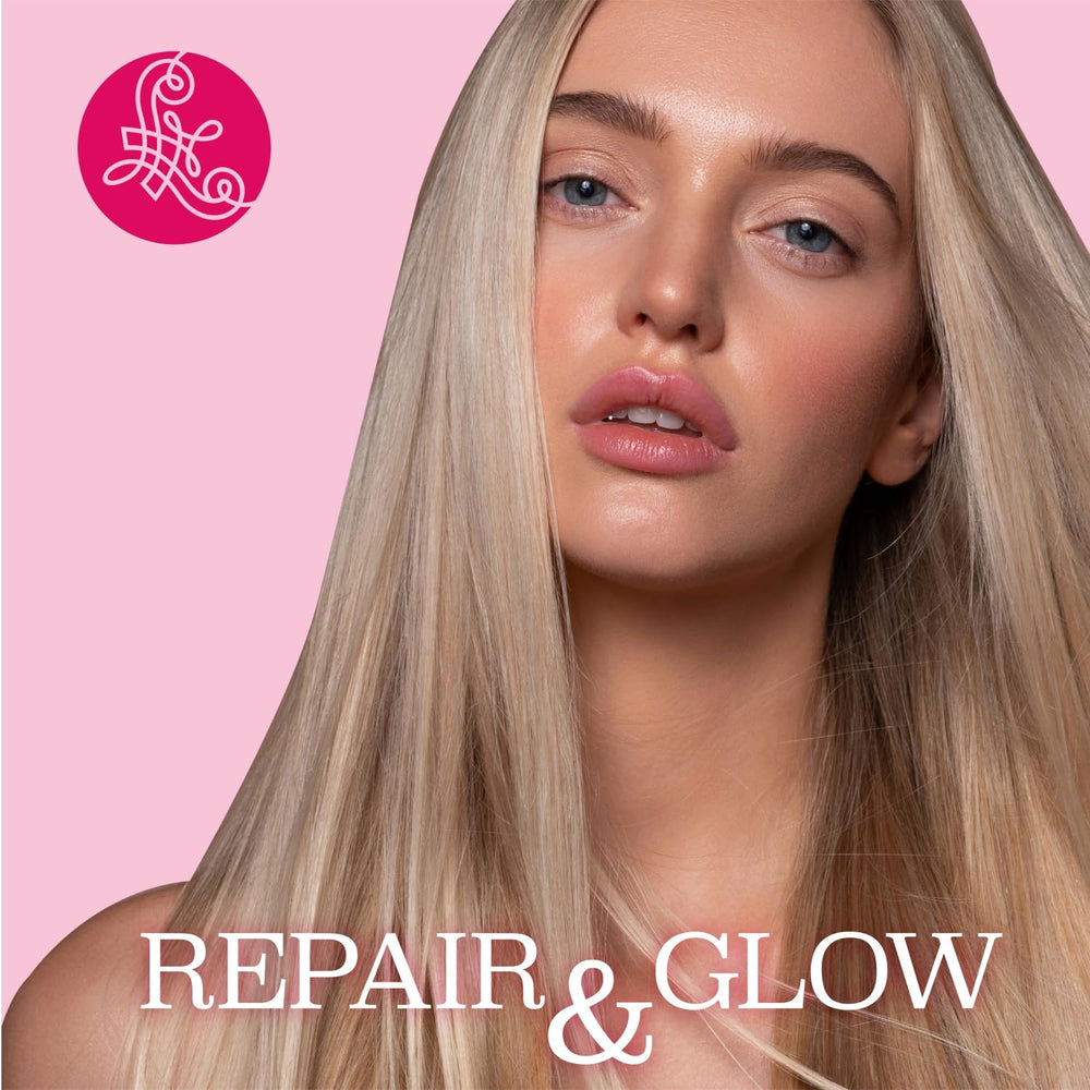 Luseta Glossy Pearl Leave-In Conditioner packaging box signals sulfate-free premium care.