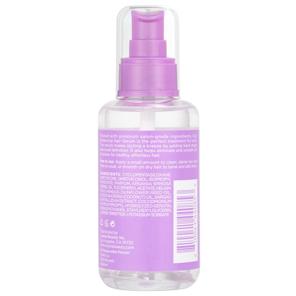 Luseta curl oil in routine setup promotes smoother, bouncier curls.
