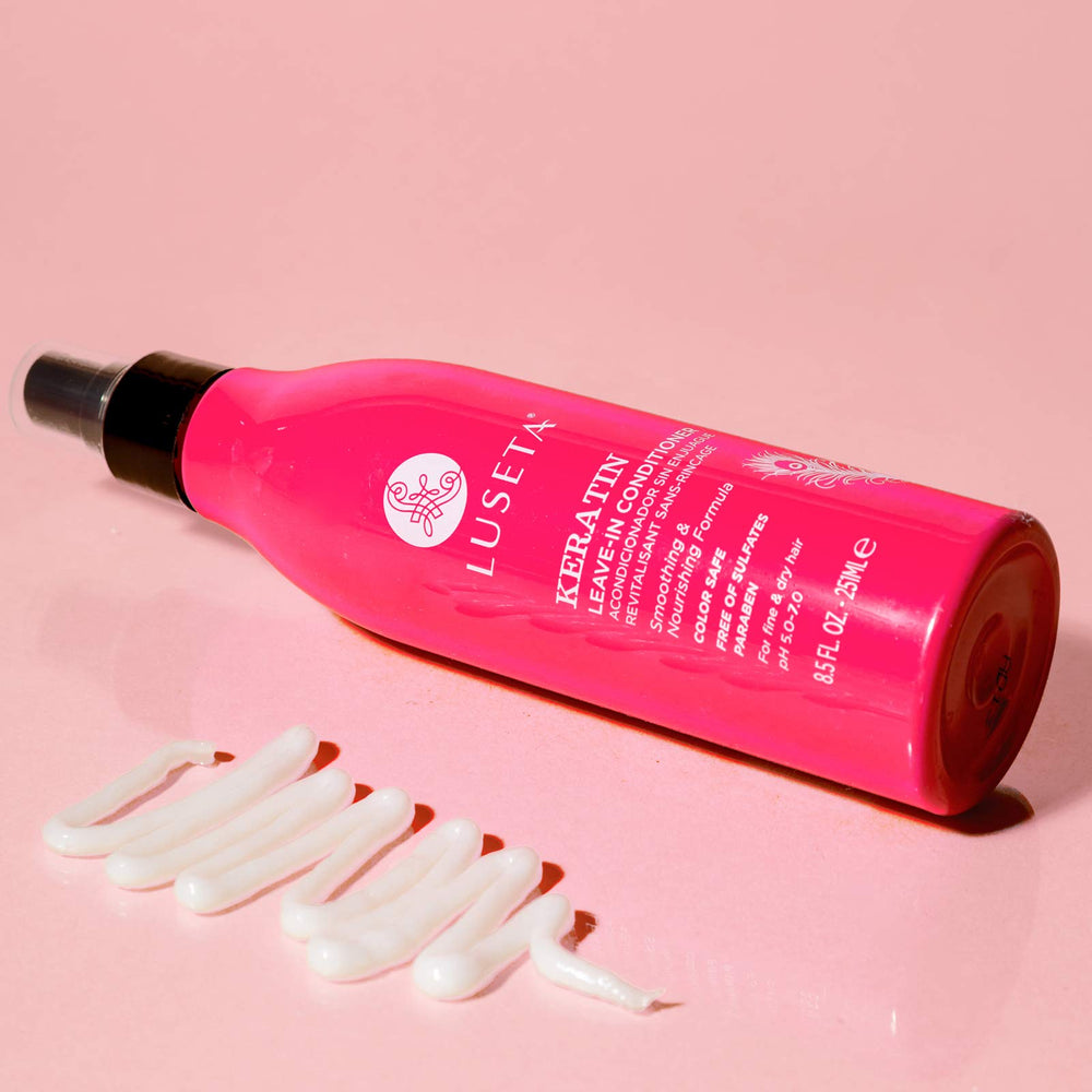 Luseta Keratin Leave-In Conditioner detangling focus enables easy combing and softer hair.
