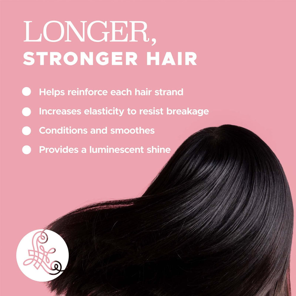 Luseta Keratin Smooth Hair Mask packaging display highlights sulfate, paraben, gluten-free formula.