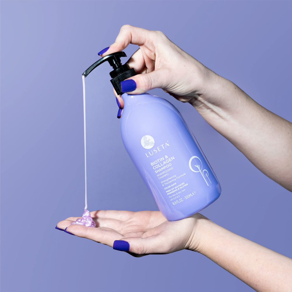 Luseta packaging swatch displays product texture and premium feel