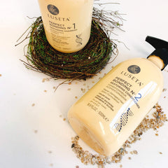 Luseta Quinoa Seed Extract highlight for natural strengthening and repair.