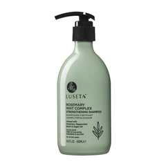 L LUSETA Rosemary Mint Strengthening Shampoo bottle ready for stronger, nourished hair.