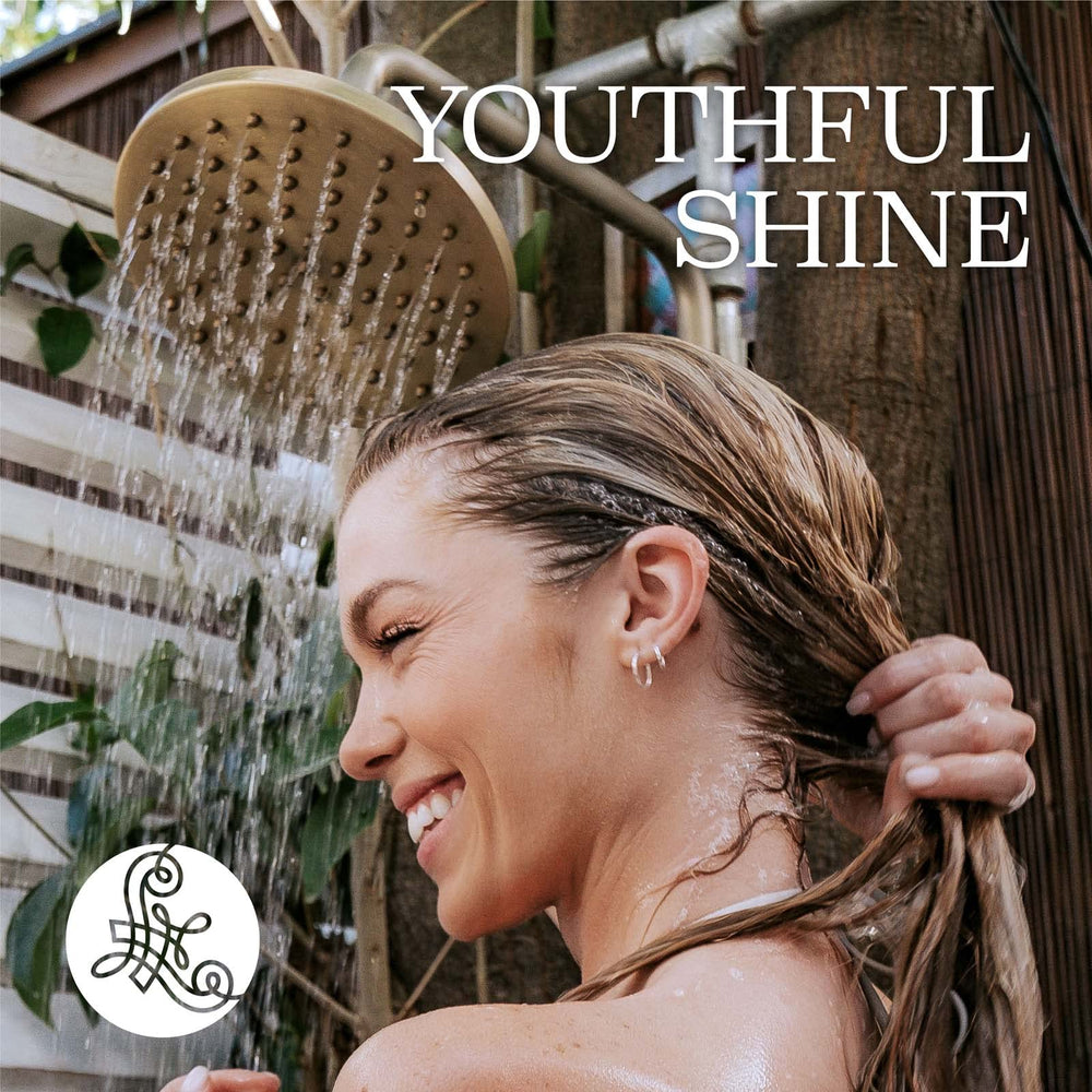 Luseta Keratin Shampoo lather closeup highlighting gentle cleansing.