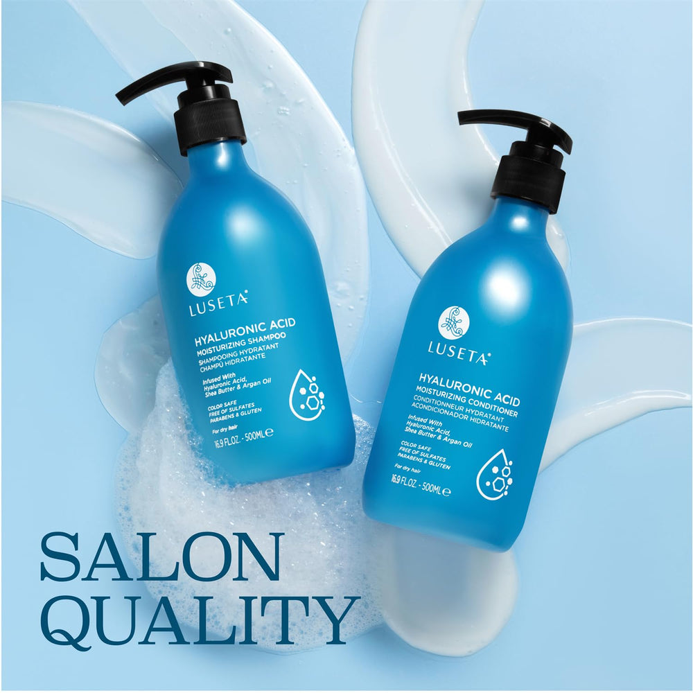 Luseta sulfate-free parabens-free label reinforces gentle cleansing for sensitive scalps.