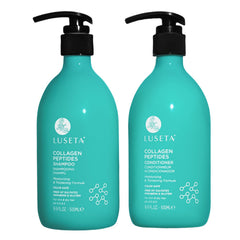 L Luseta thickening shampoo bottle front shows volumizing formula for fuller-looking hair