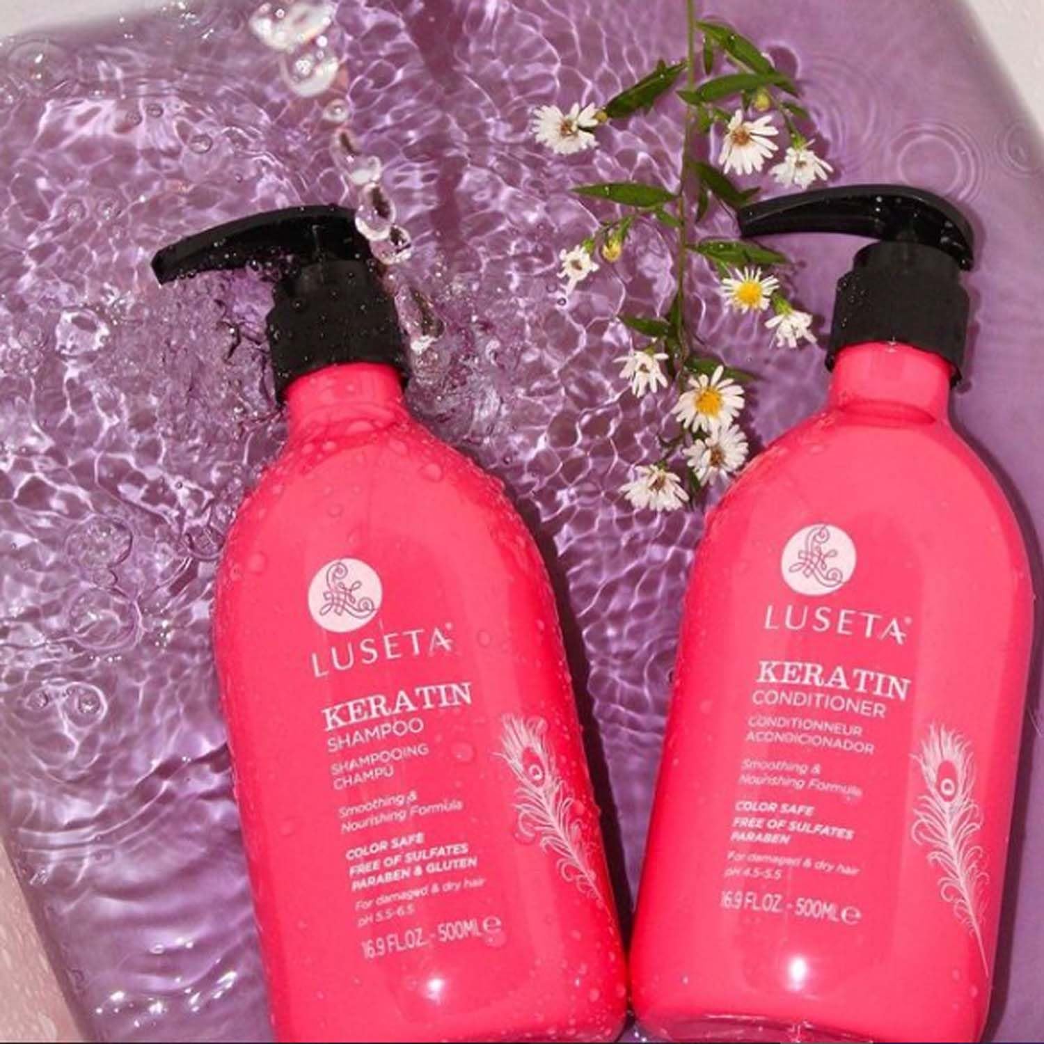 Luseta travel-size pack—convenient keratin care for on-the-go styling