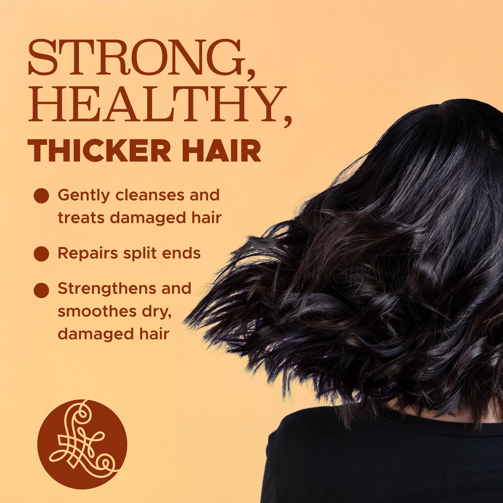 Luseta turmeric-collagen conditioner bottle shows hydrating, color-safe care for smooth strands.