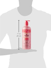 Luster's Pink Oil Moisturizer cream-texture emphasizes lightweight, non-greasy hydration for hair