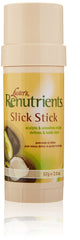 Luster's Renutrients Slick Stick product shot showing edge balance and moisture boost