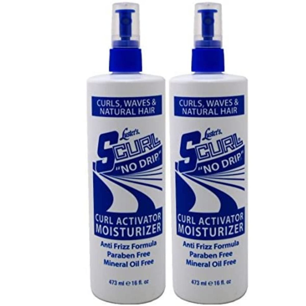 Luster's S-Curl Activator No-Drip bottle for curl hydration.