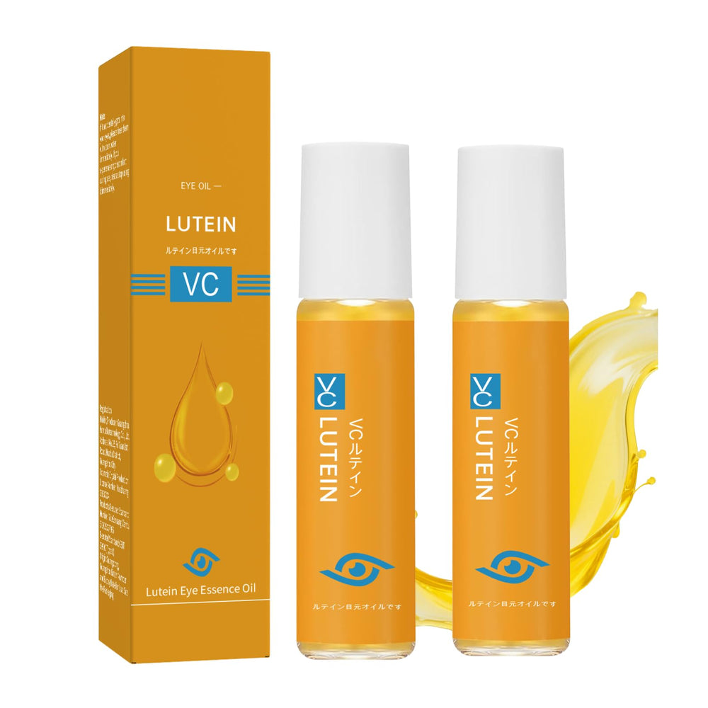 Lutein Eye Essential Oil rose drum design bottle showcases convenient, mess-free application.