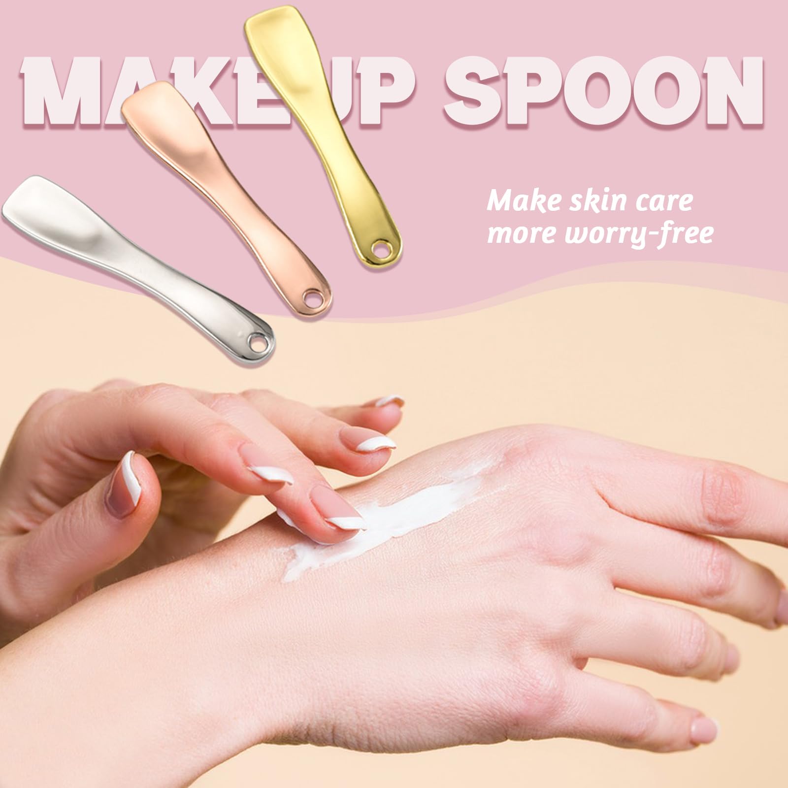 LUTQ spatula scoop for creams and masks enhances hygiene and product use