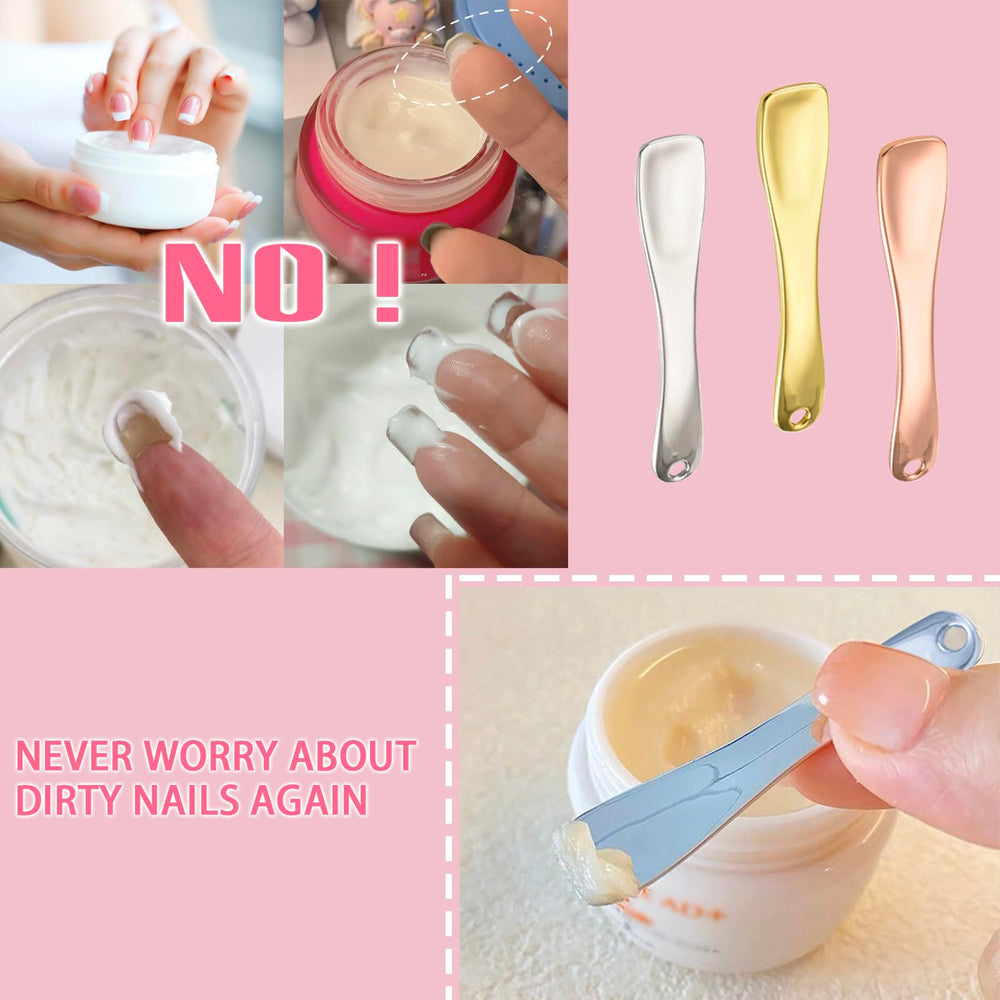 LUTQ metal spoon like tool cleans easily after each use
