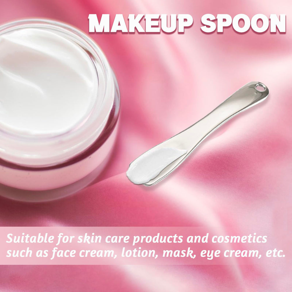 LUTQ portable spatula fits in a makeup bag for easy travel skincare