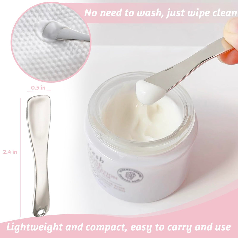 LUTQ spatula in silver shines for clean cream scooping
