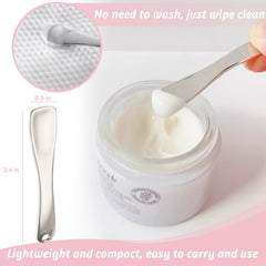 LUTQ spatula in silver shines for clean cream scooping