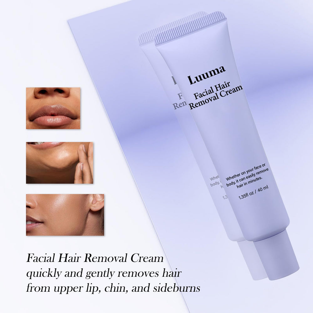Luuma all skin types formula is gentle, suitable for sensitive areas