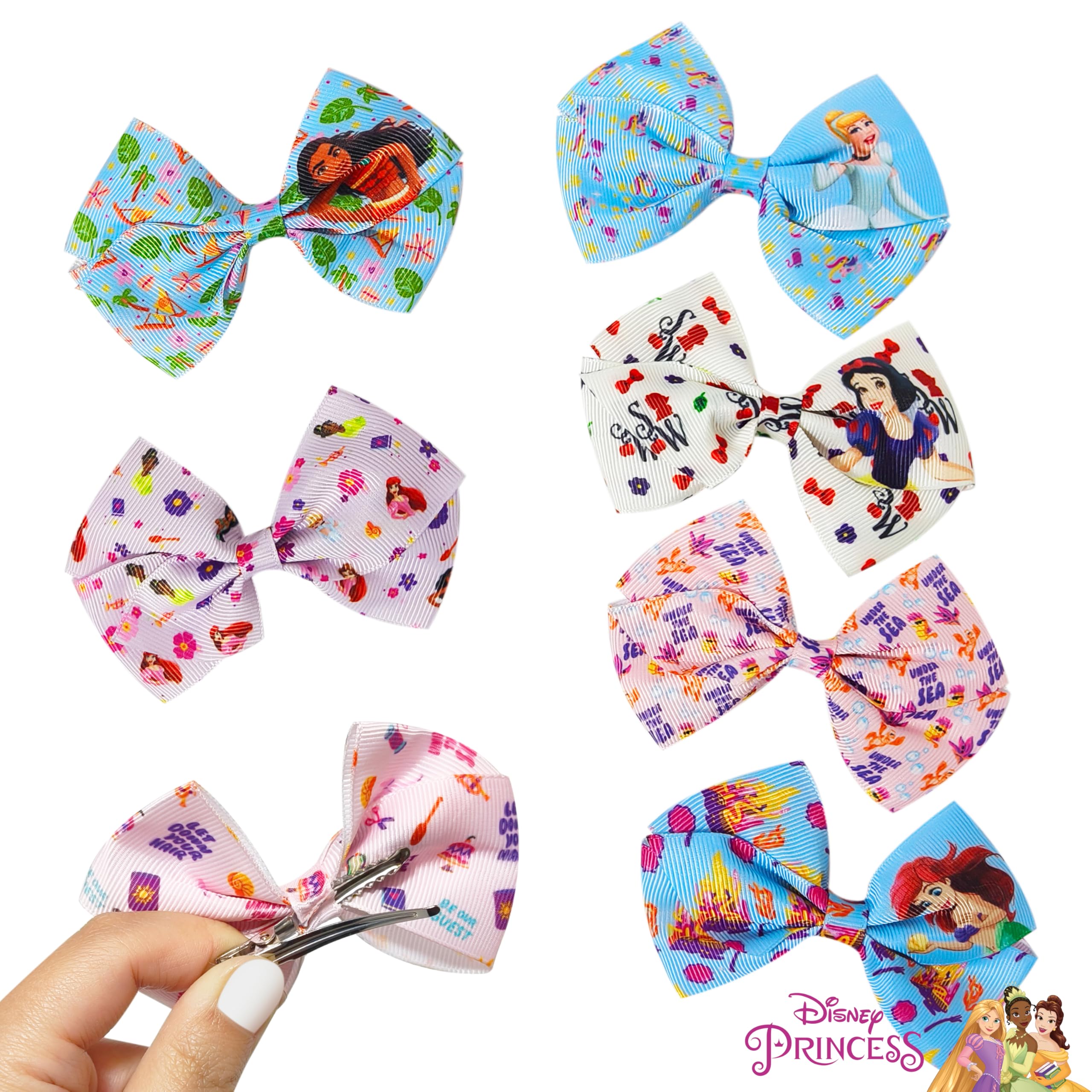 LUV HER ages 3+ hair bows suitable for everyday dress-up and playtime.