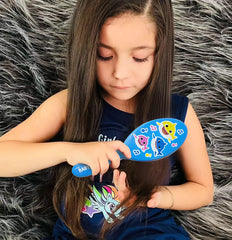 LUV HER Baby Shark four-pack hair ties deliver gentle hold.