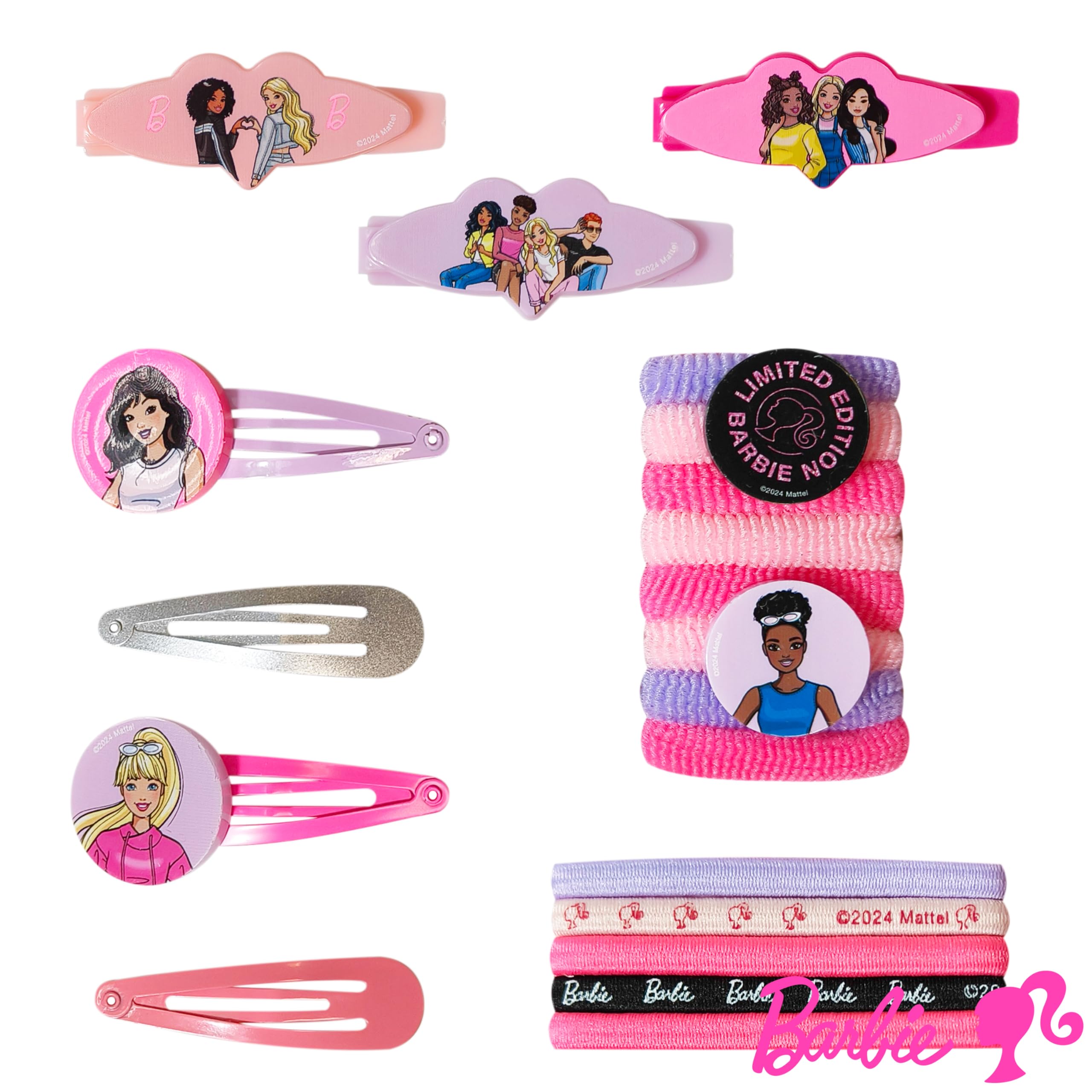 Luv Her Barbie elastics assortment in bright colors for neat versatile hair