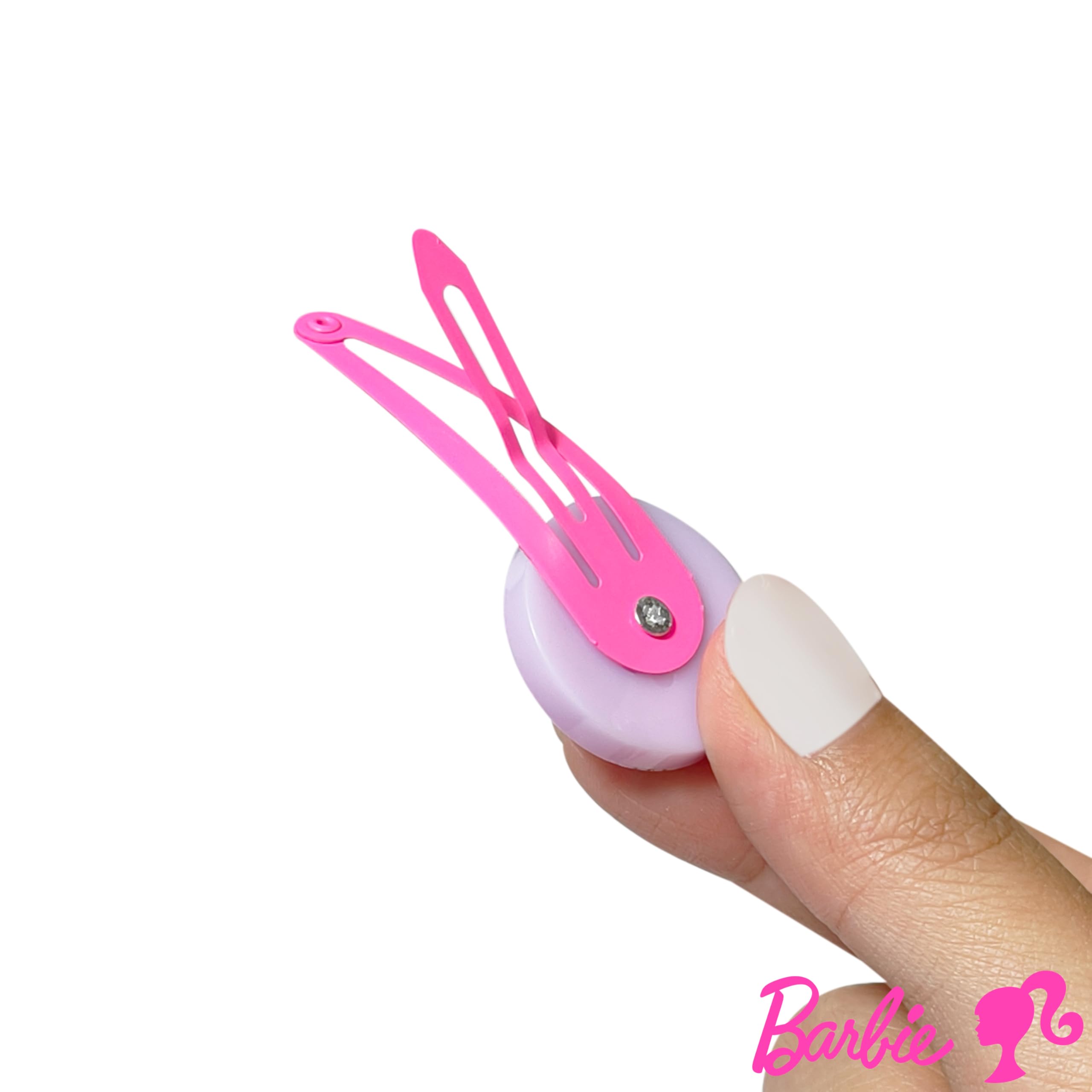 Luv Her Barbie full hair accessory set showcasing versatile styling options