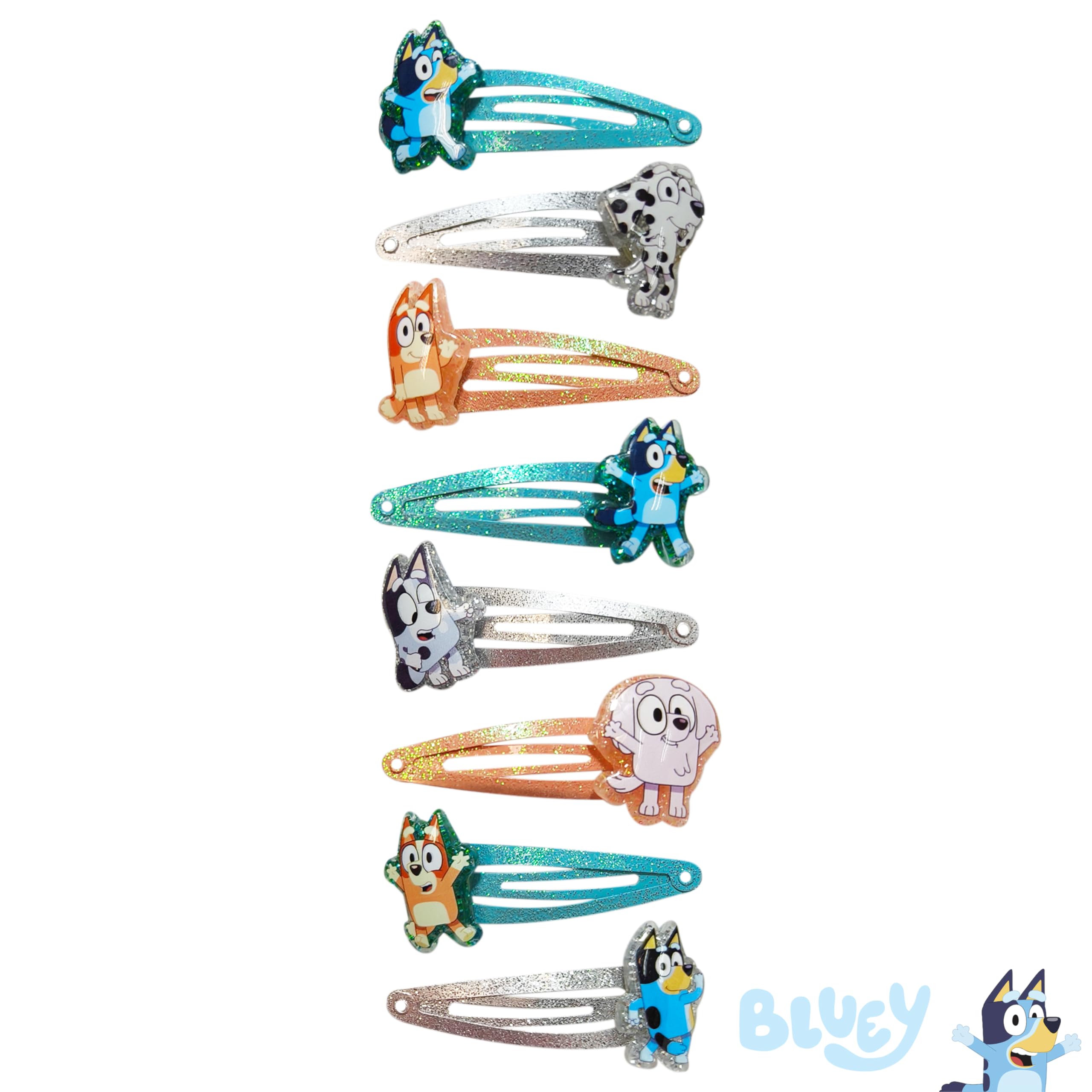 LUV HER colorful snap clips brighten everyday outfits and playtime.