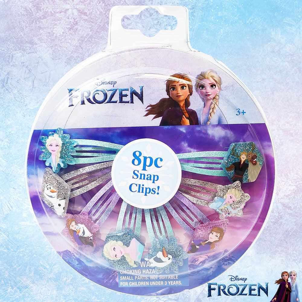 LUV HER Disney Frozen hair clips display best color combinations for mix-and-match looks