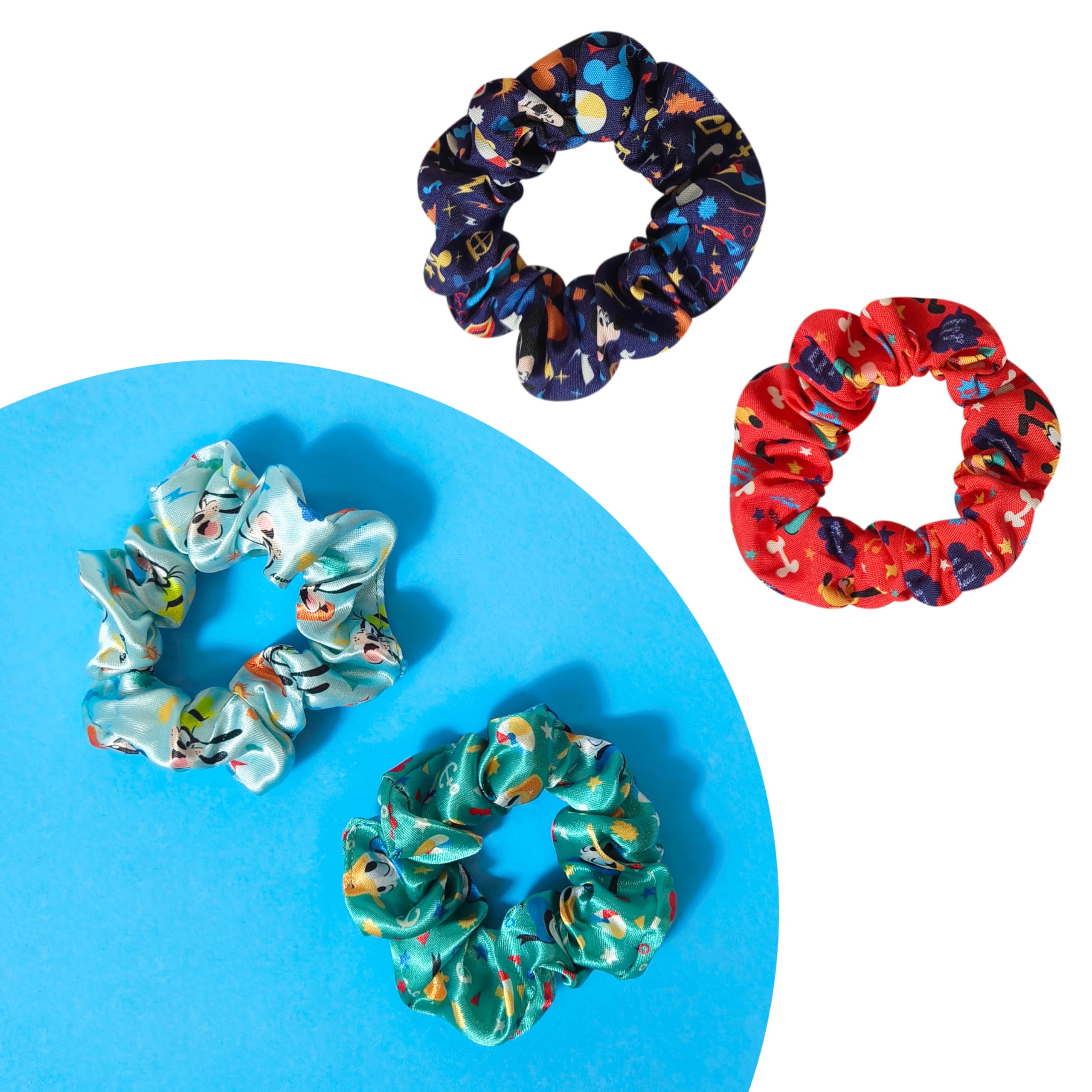 LUV HER Disney Mickey Scrunchies care-friendly, easy to handwash and maintain