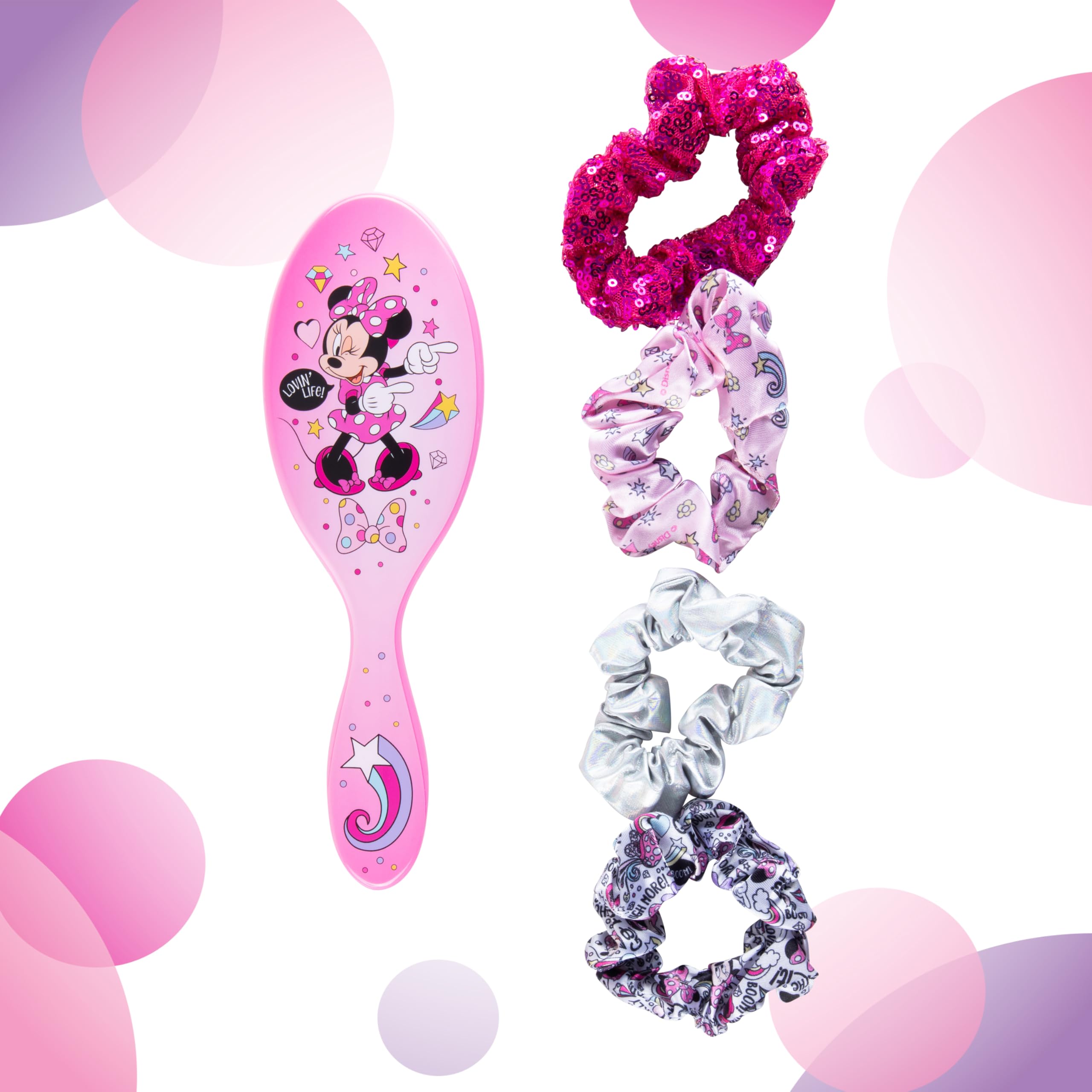 LUV HER Minnie scrunchie 2 offers gentle hold for daily ponytails.