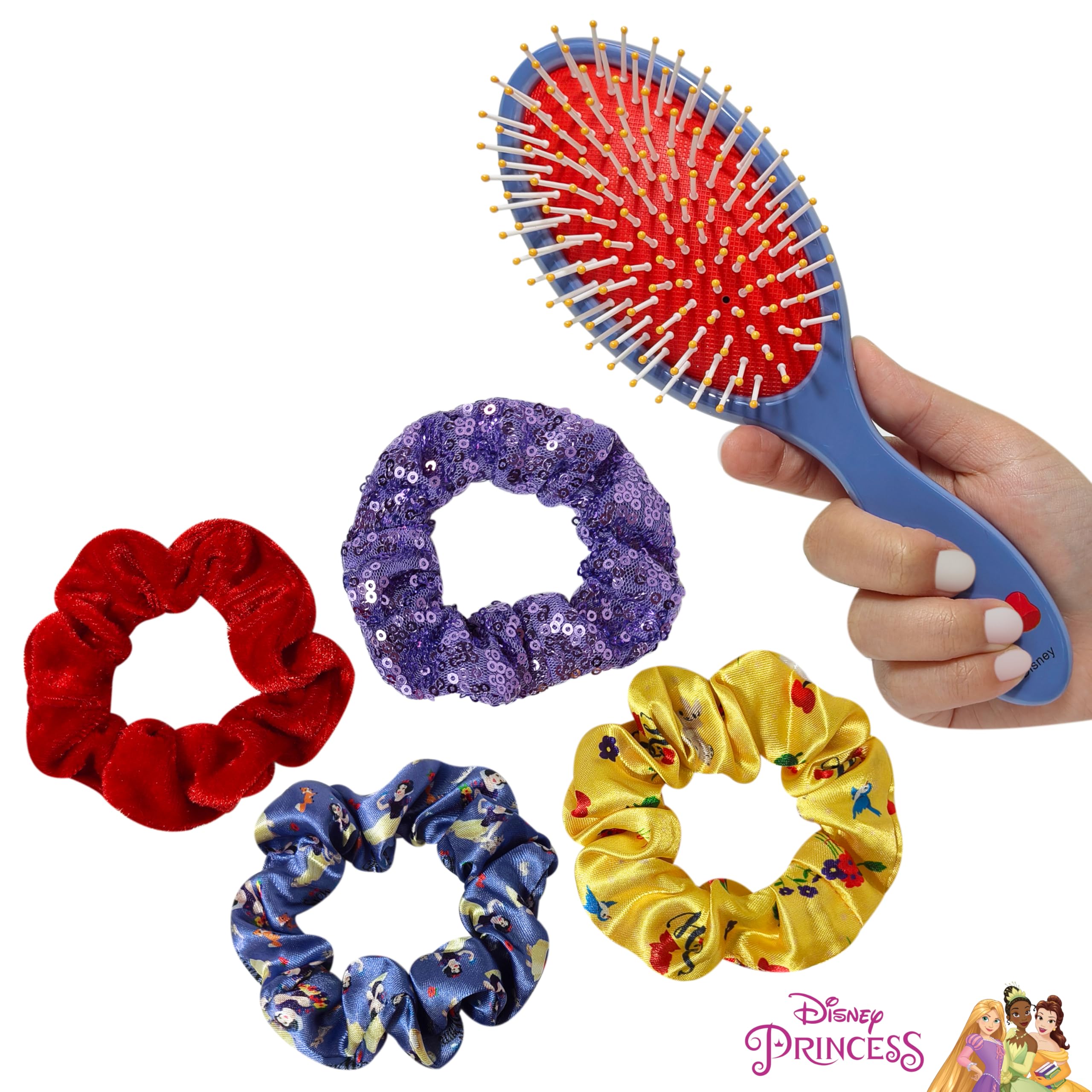 LUV HER elastic hair ties show vibrant colors for quick, playful updos.