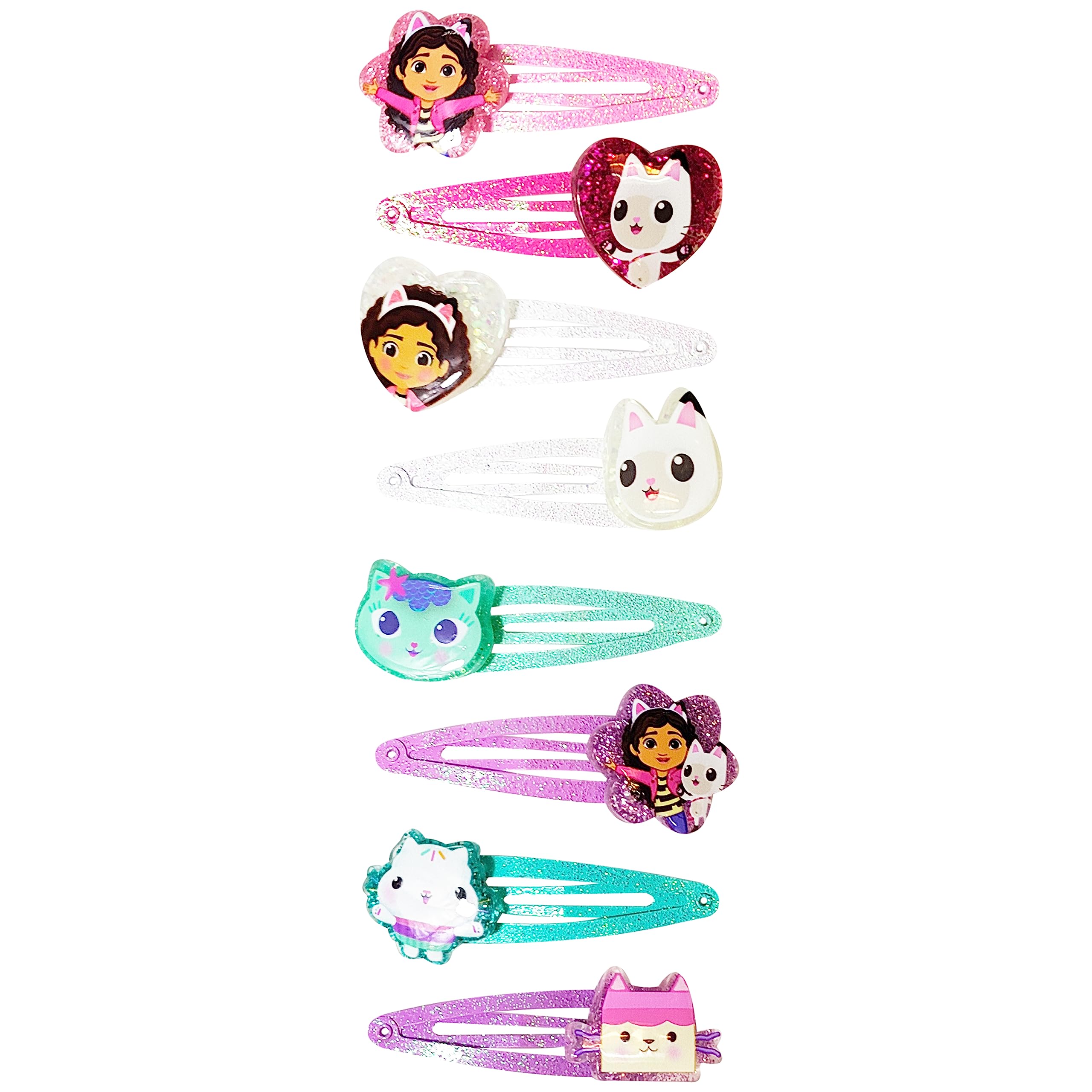 LUV HER Gabby's Dollhouse pack of 8 clips for versatile outfits and looks