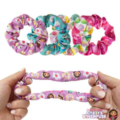 LUV HER Gabby's Dollhouse scrunchies 4-colors variety for mix-and-match outfits