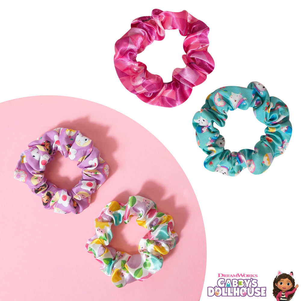 LUV HER Gabby's Dollhouse scrunchies durable-fabric perfect for school or parties