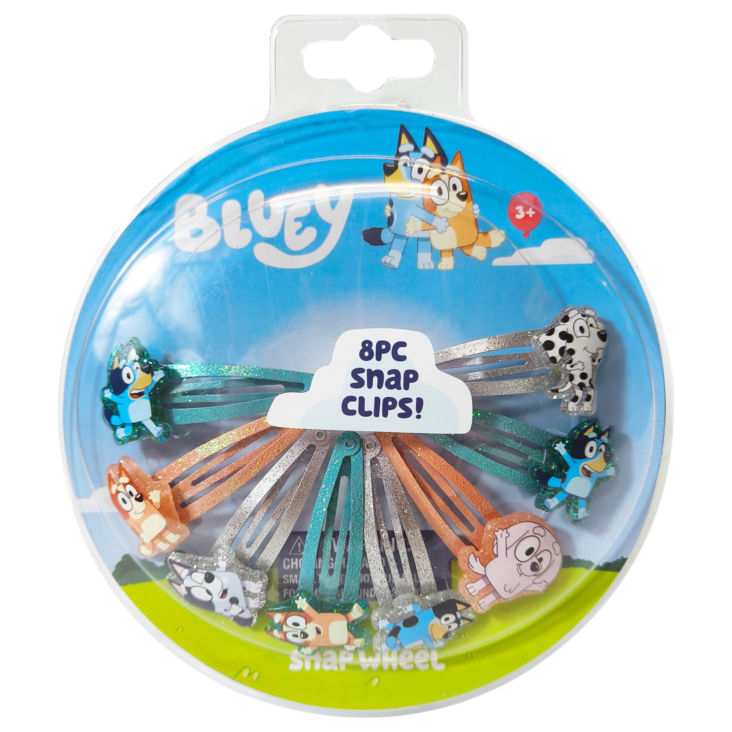 LUV HER girls' snap clips bring vibrant color to school days.