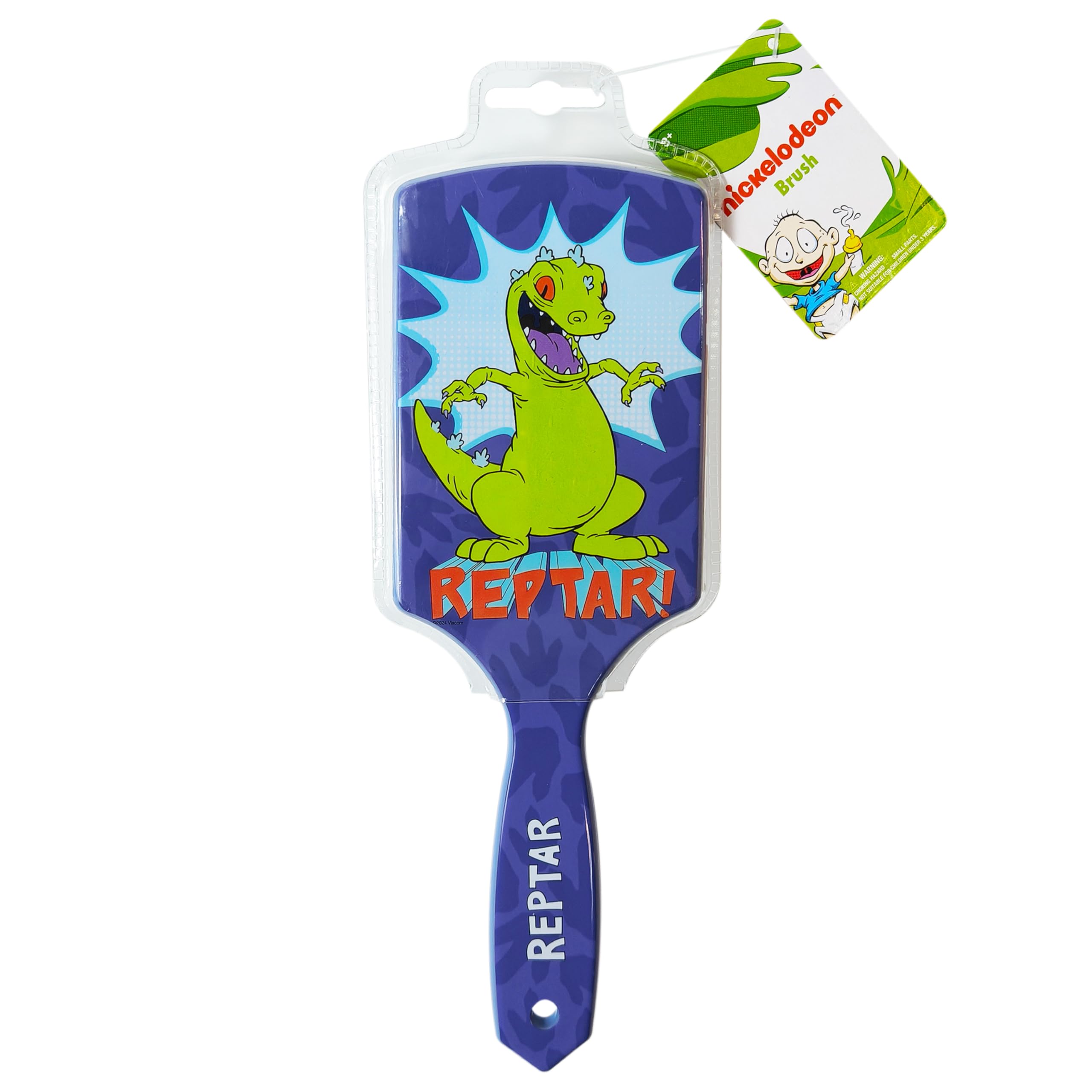 LUV HER Rugrats-themed detangling brush packaging design