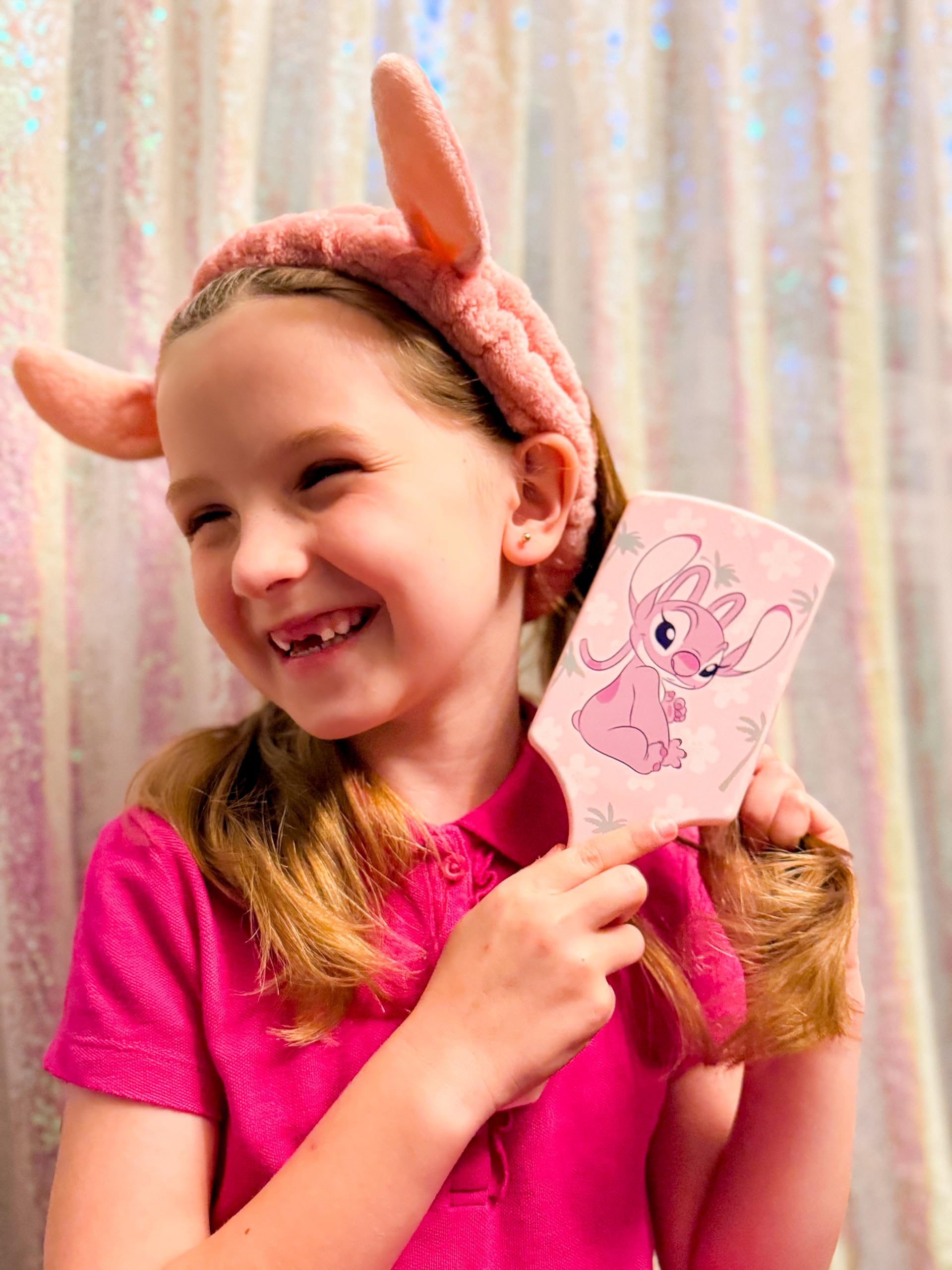 LUV HER Disney spa headband soft-stretchy keeps hair away during routines.