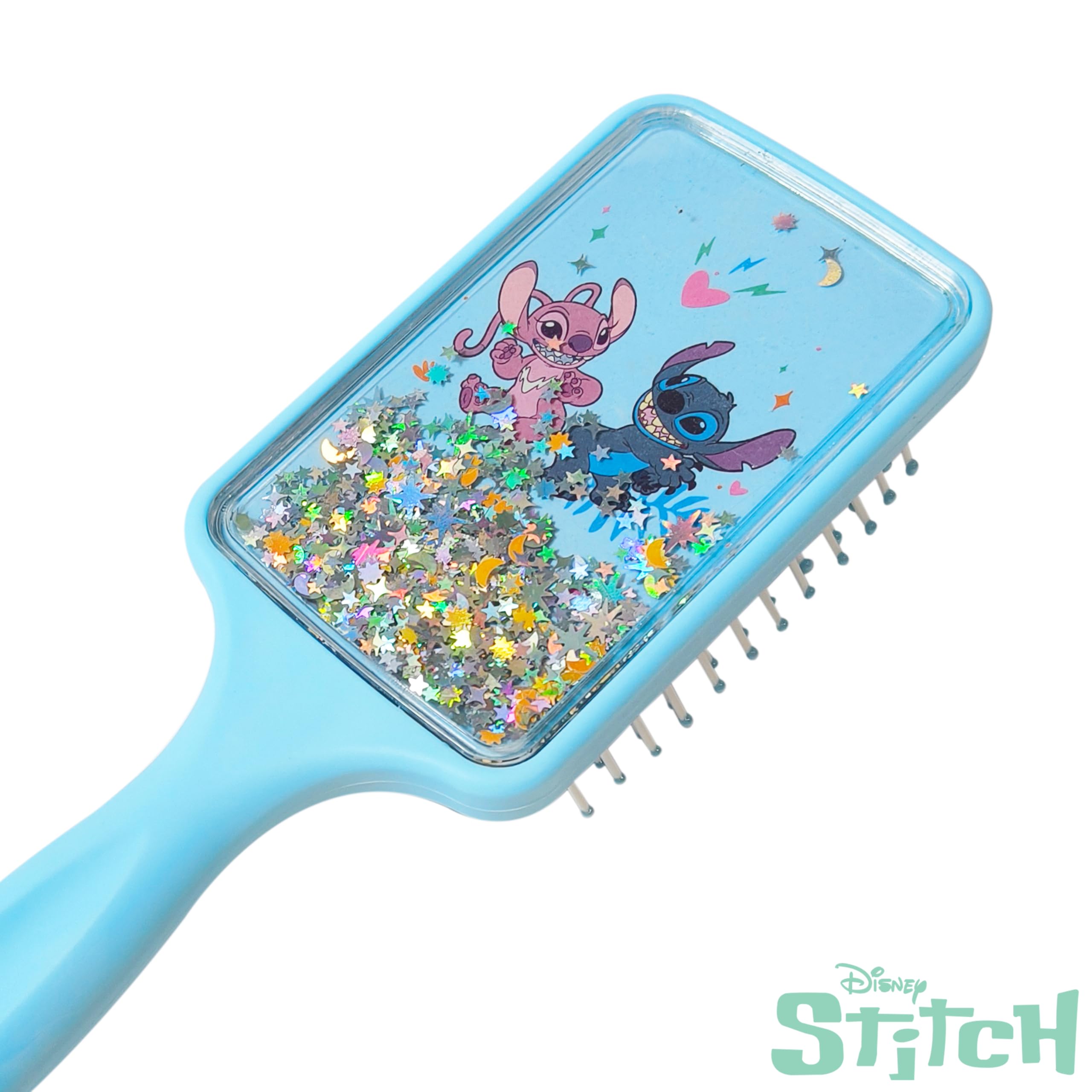 LUV HER Lilo Stitch brush wet-dry use, versatile tool saves time during routines
