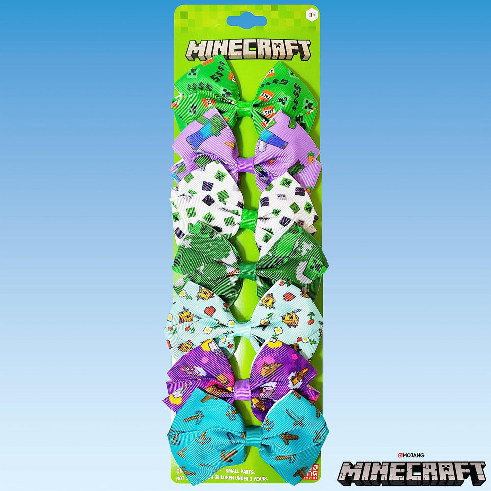 LUV HER Minecraft bows gift-set presented as a ready-to-gift present.