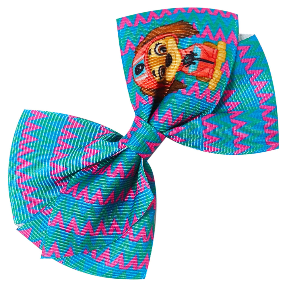 LUV HER Paw Patrol alligator clip in hair; secure ponytail for school days