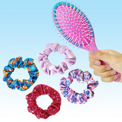 Luv Her Paw Patrol scrunchies pack colorful silk-feel bands for comfy hairstyles.