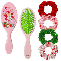 LUV HER Strawberry Shortcake hairbrush 9-inch for gentle detangling and comfortable grip.