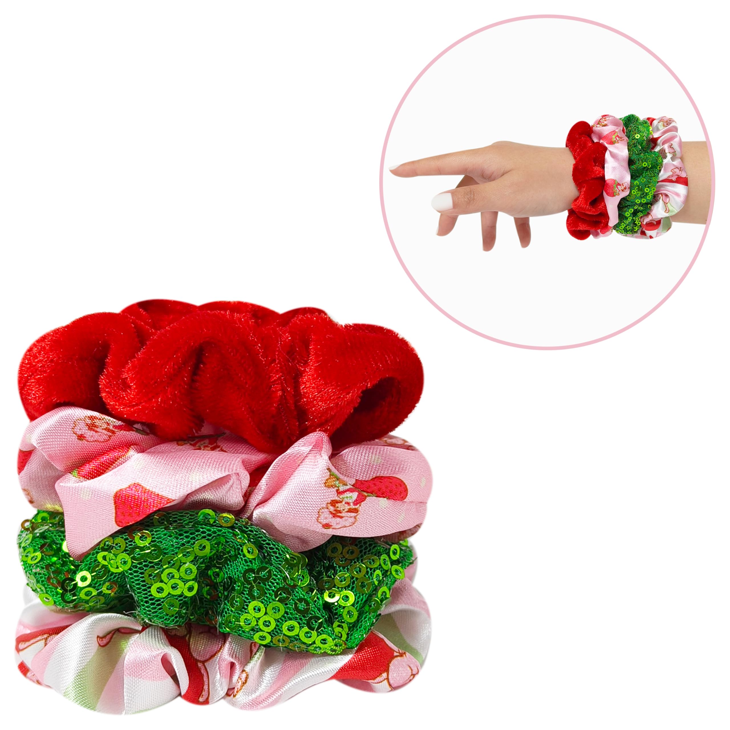 LUV HER Strawberry Shortcake brush features a soft cushion to reduce snagging.