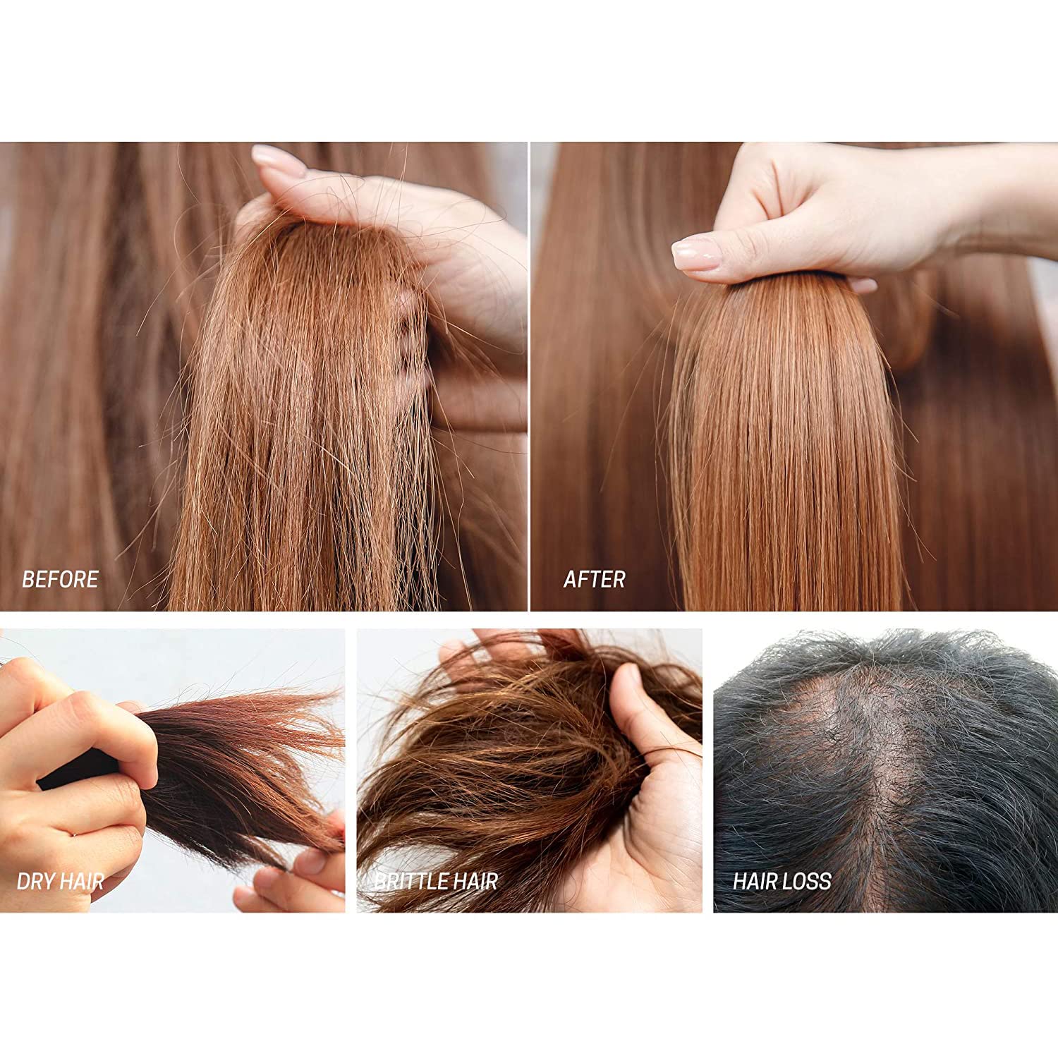 Packaging of Luv Me Care Biotin Hair Growth Oil shown for daily use