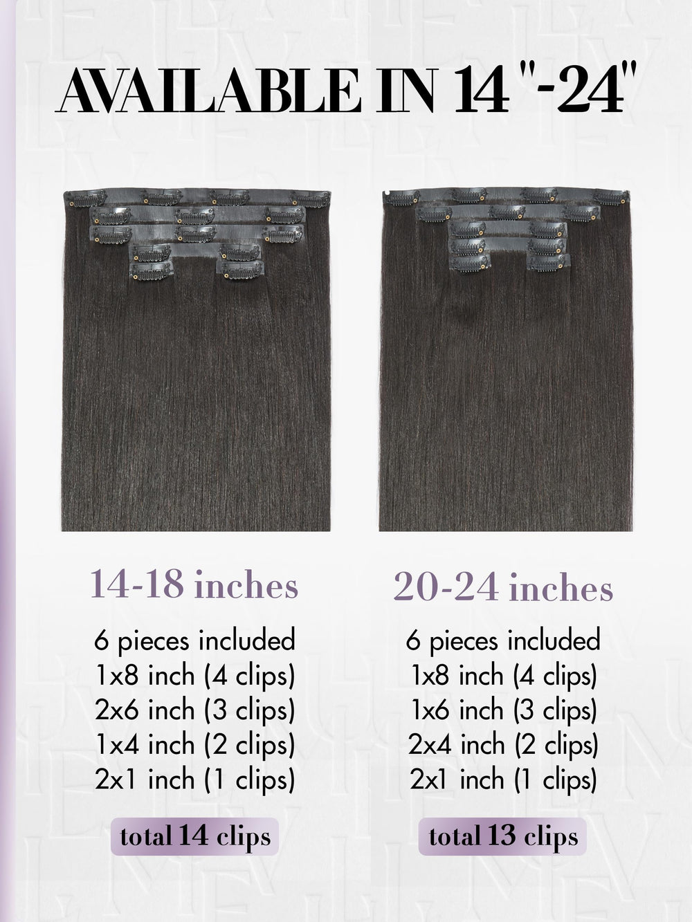 LUVME clip-ins storage keeps hair pristine between wears