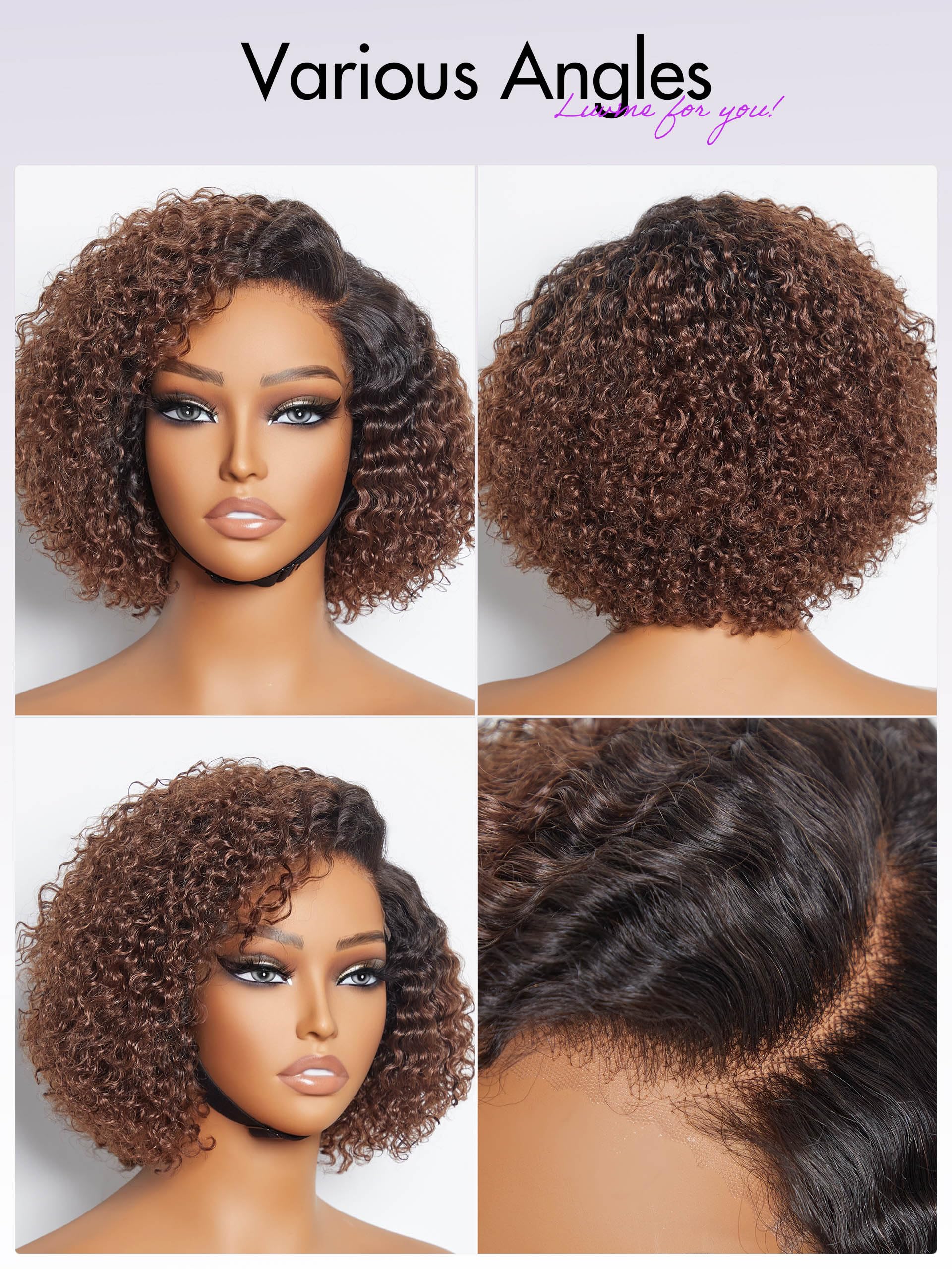 LUVME HAIR 100% Brazilian human hair texture is soft and dye-friendly